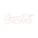 Coca Cola White Logo